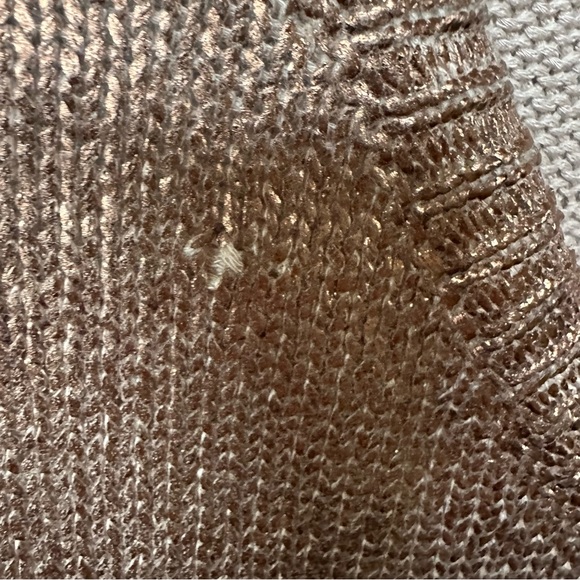 REMAIN Gerson Rose Gold/Bronze 3/4 sleeve sweater Medium NWT - Picture 6 of 6